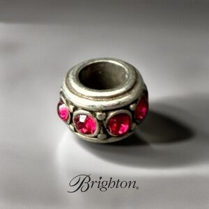 Red Brighton Crystal Spacer Bead